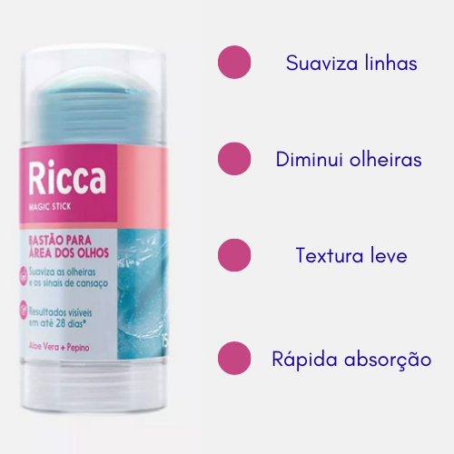 Magic Stick Ricca 20g – Olhos, Olheiras e Linhas
